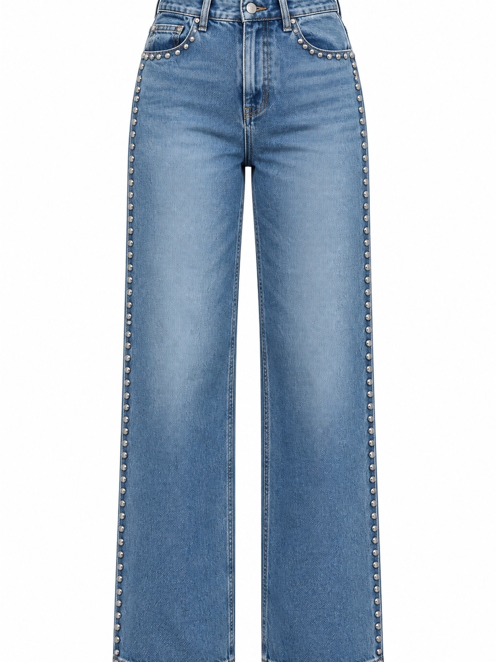 Reformation Studded Wide-Leg Women’s Jeans - like new